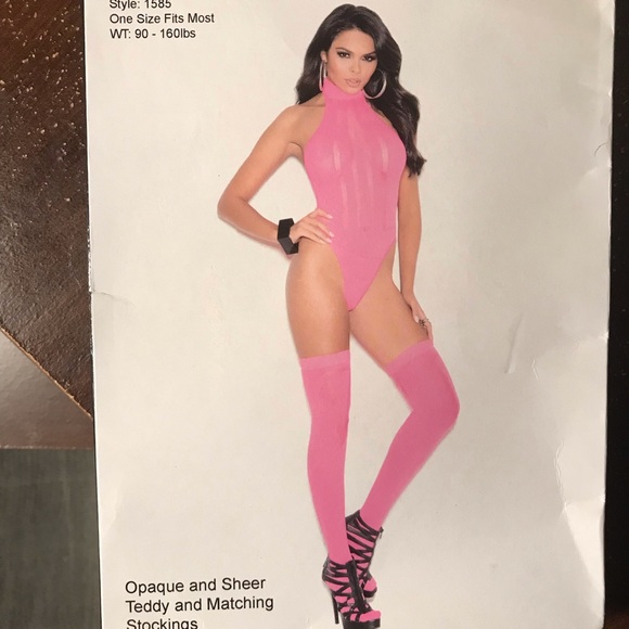 Elegant Moments Other - One piece with stockings exotic dancer.